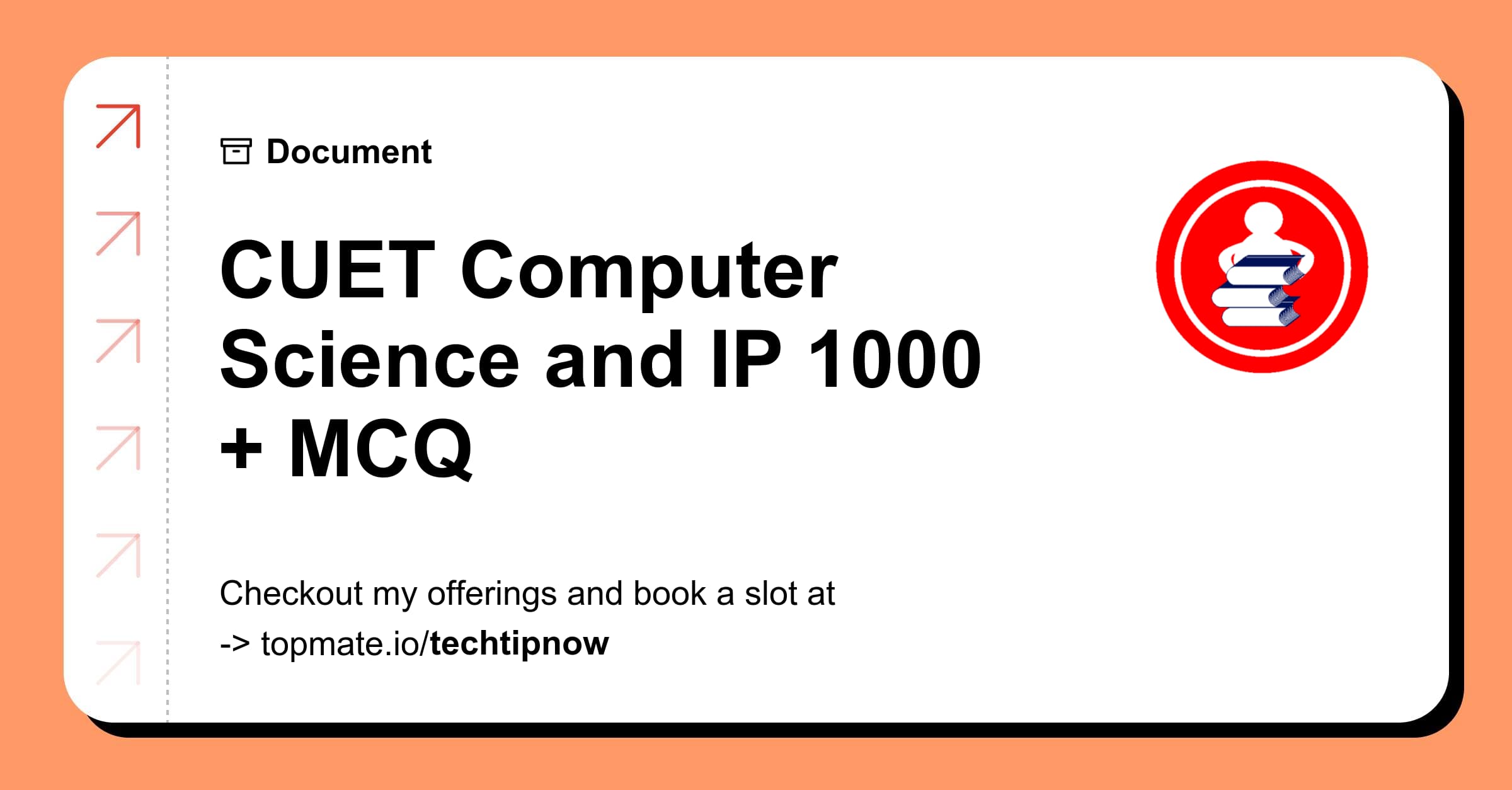 Cuet computer science and ip 1000 mcq with techtipnow